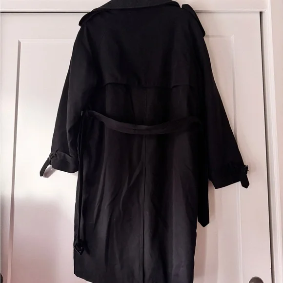 London Fog Men's Charcoal Trench Coat - Picture 7 of 9